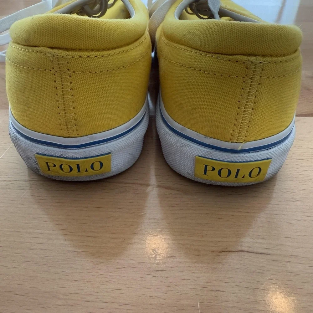 Polo Ralph Lauren Faxon X Shoes‎ Mens Size 9 Canvas Low Top Casual Sneakers